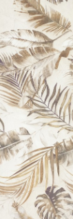 Cty - Fa�ence p�te blanche int�rieur rectifi� effet pierre crema decor